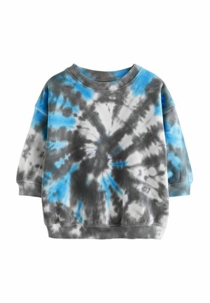 ALL OVER PRINT REGULAR FIT - Sweatshirt - grey blue tie dye