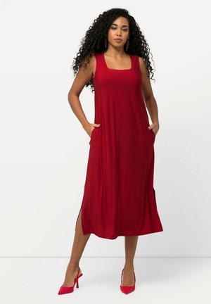 A-LINIE CARREE-AUSSCHNITT ÄRMELLOS - Jerseyjurk - -