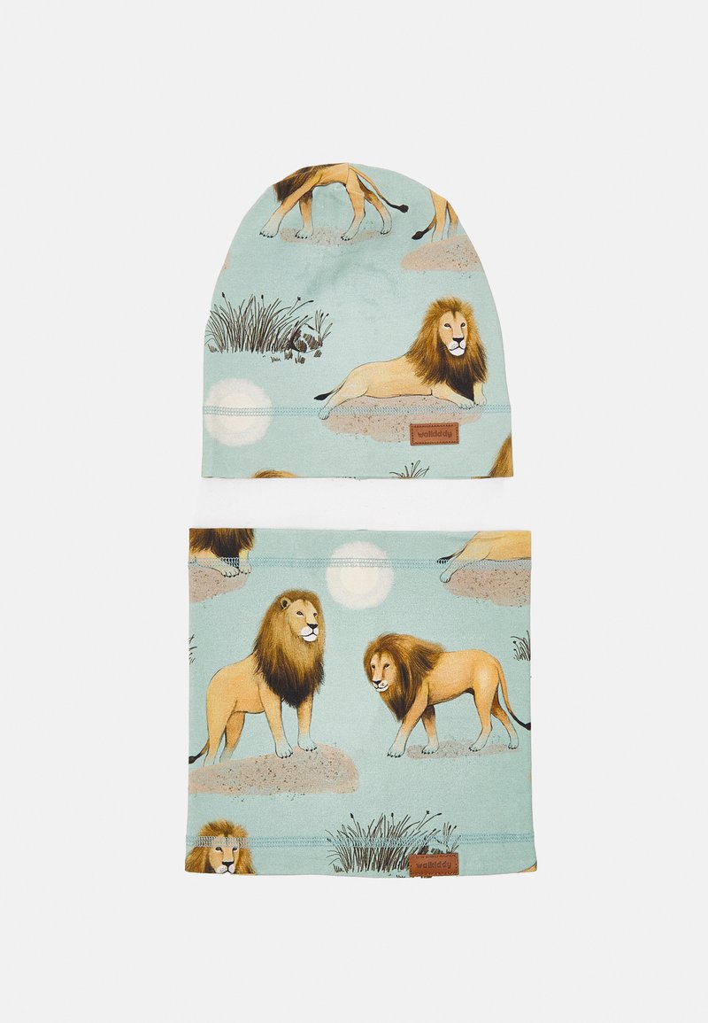 Kinder Taschen & Rucksäcke | Walkiddy BEANIE AND LOOP LION FRIENDS SET UNISEXSchalmint - MU39447 Kinder Taschen & Rucksäcke | Walkiddy BEANIE AND LOOP LION FRIENDS SET UNISEXSchalmint - MU39447