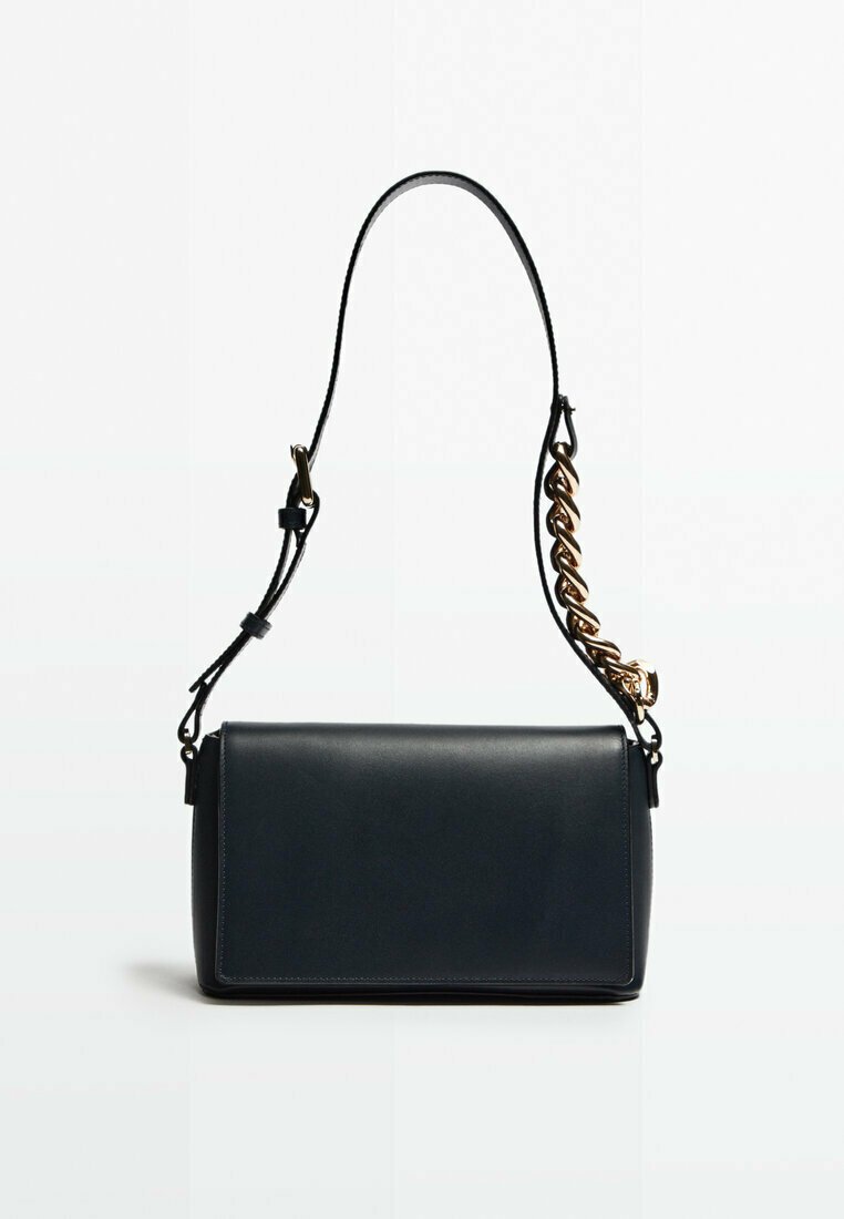 Damen Handtaschen | Massimo Dutti STUDIO LEATHER BUCKET BAG Umhängetasche dark blue/dunkelblau - CT30605 Damen Handtaschen | Massimo Dutti STUDIO LEATHER BUCKET BAG Umhängetasche dark blue/dunkelblau - CT30605
