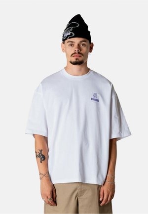 Woodbird, T-shirts med print - white