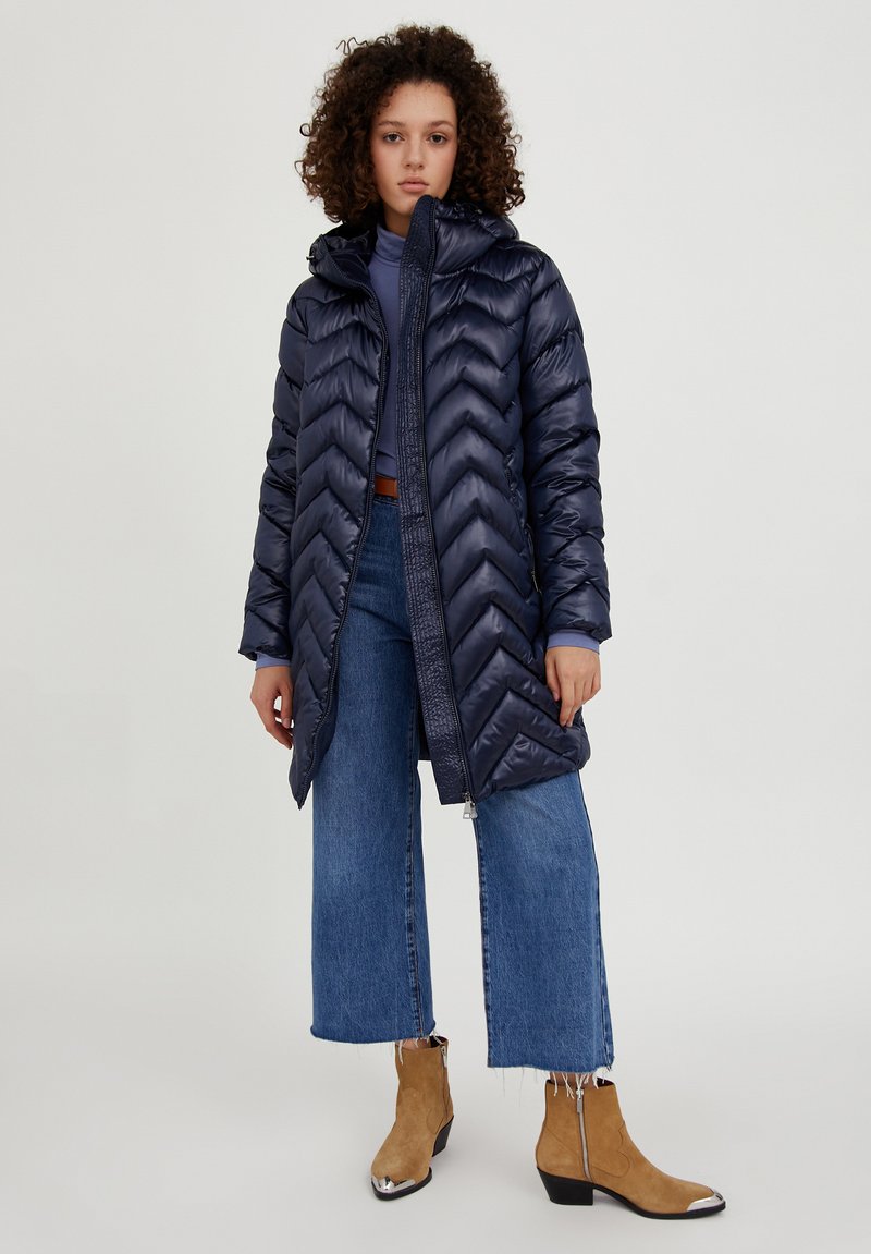 Damen Parkas | Finn Flare Wintermantel dark blue/dunkelblau - HR14022 Damen Parkas | Finn Flare Wintermantel dark blue/dunkelblau - HR14022