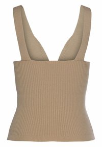 LASCANA Top - camelfarben