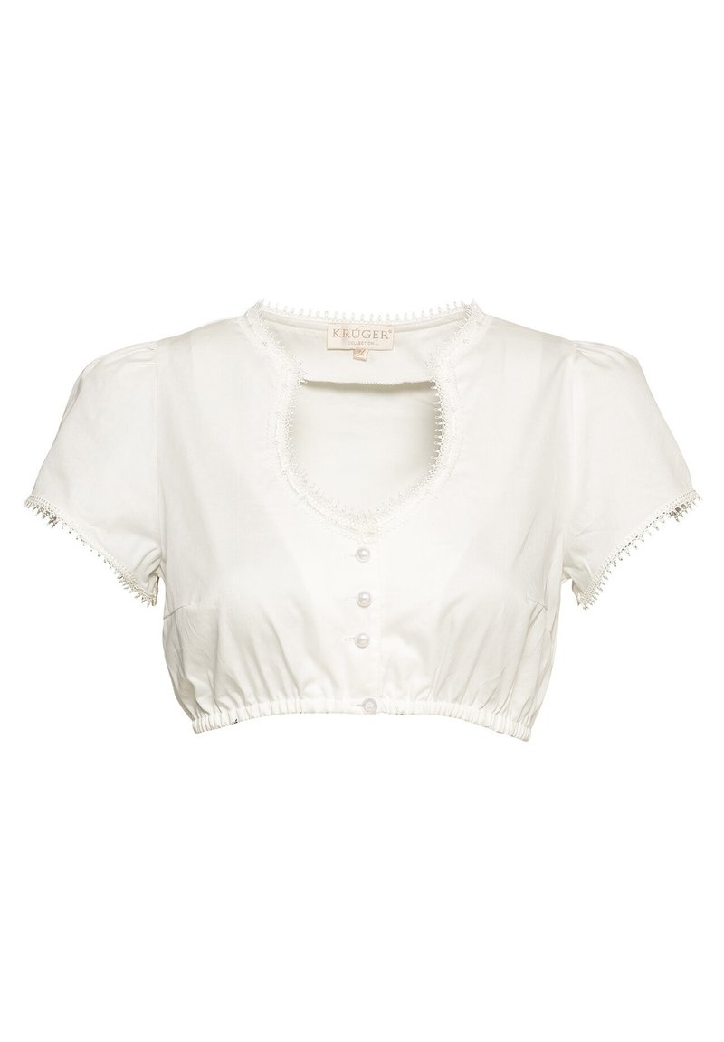 Krüger Collection Blouse wit Krüger Collection Blouse wit