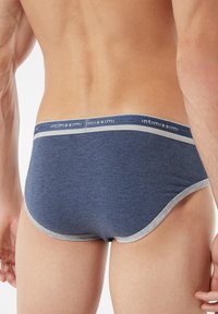 IUMAN Intimissimi Uomo AUS STRETCH MIT LOGO - Slip - denim mel/grigio chiaro mel