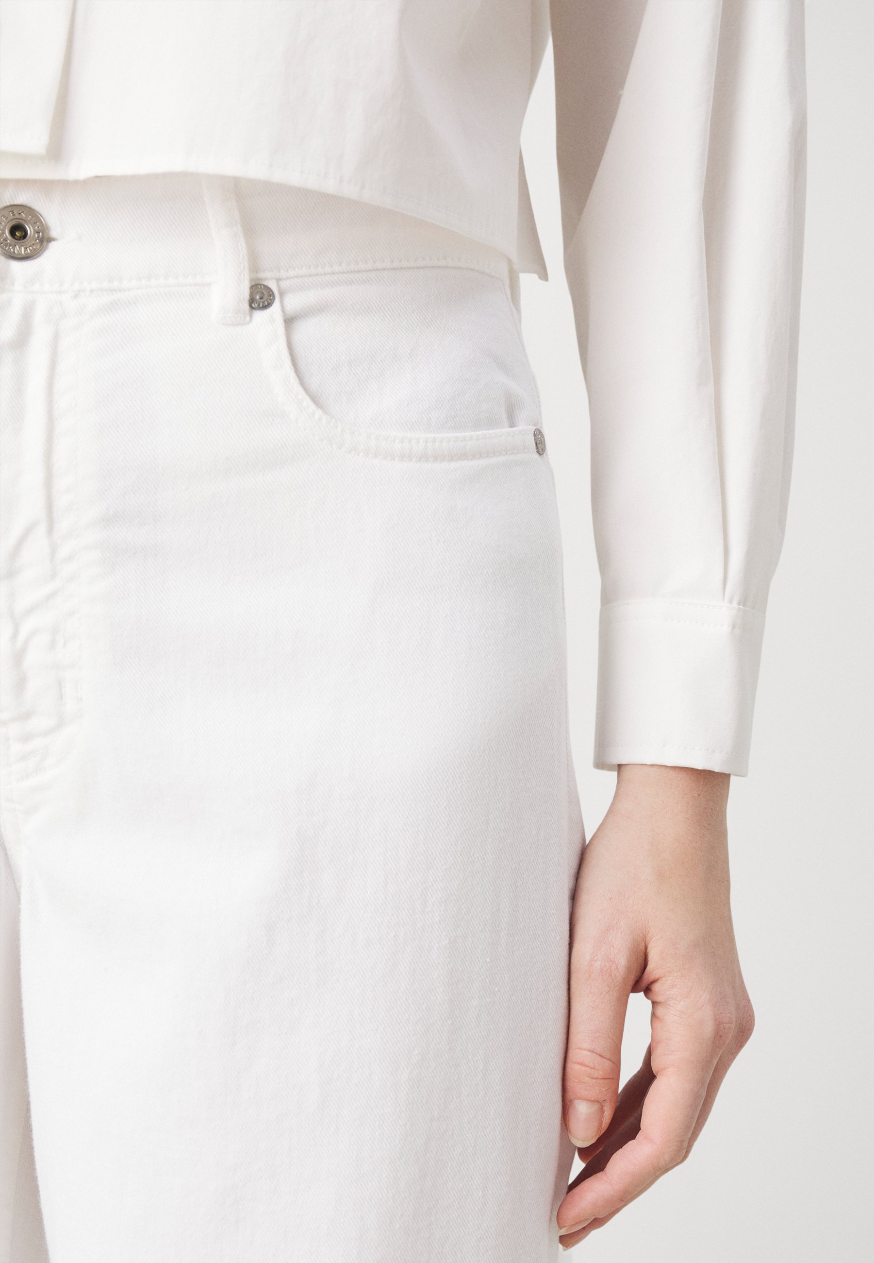 WEEKEND MaxMara MEDINA - Wide Leg - bianco/white - Zalando