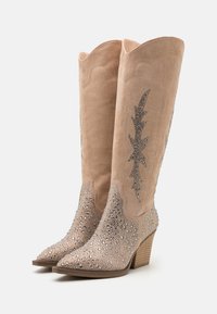 Madden Girl APPLE - Cowboy-/Bikerlaarzen - sand/multi-coloured