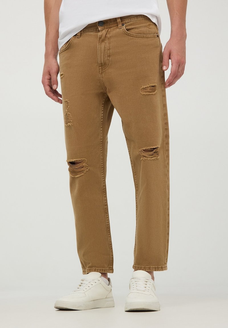 Terranova Jeans Tapered Fit - beige