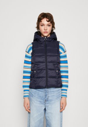 JDY JDYZULU SHORT HOOD WAISTCOAT - Vesta - sky captain