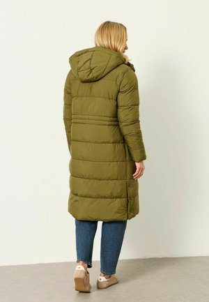 FatFace, LONGLINE PUFFER COAT - Winter coat - green