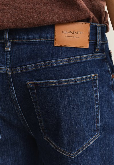 Jeans Homme GANT 33x32 Bleu Lavage Doux - Occasion Très Bon état, Coupe Classique