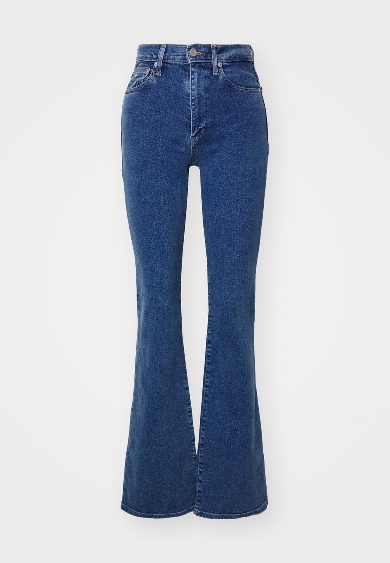 Tommy Jeans Flared Jeans blauw denim/bluedenim Tommy Jeans Flared Jeans blauw denim/bluedenim