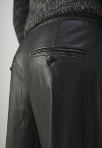 Proenza Schouler White Label STRAIGHT LEG PANTS - Παντελόνι - black