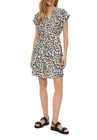 s.Oliver MIT V-AUSSCHNITT - Robe de jour - ecru