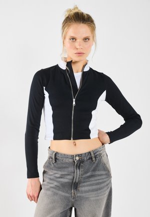Even&Odd Training jacket - black/white