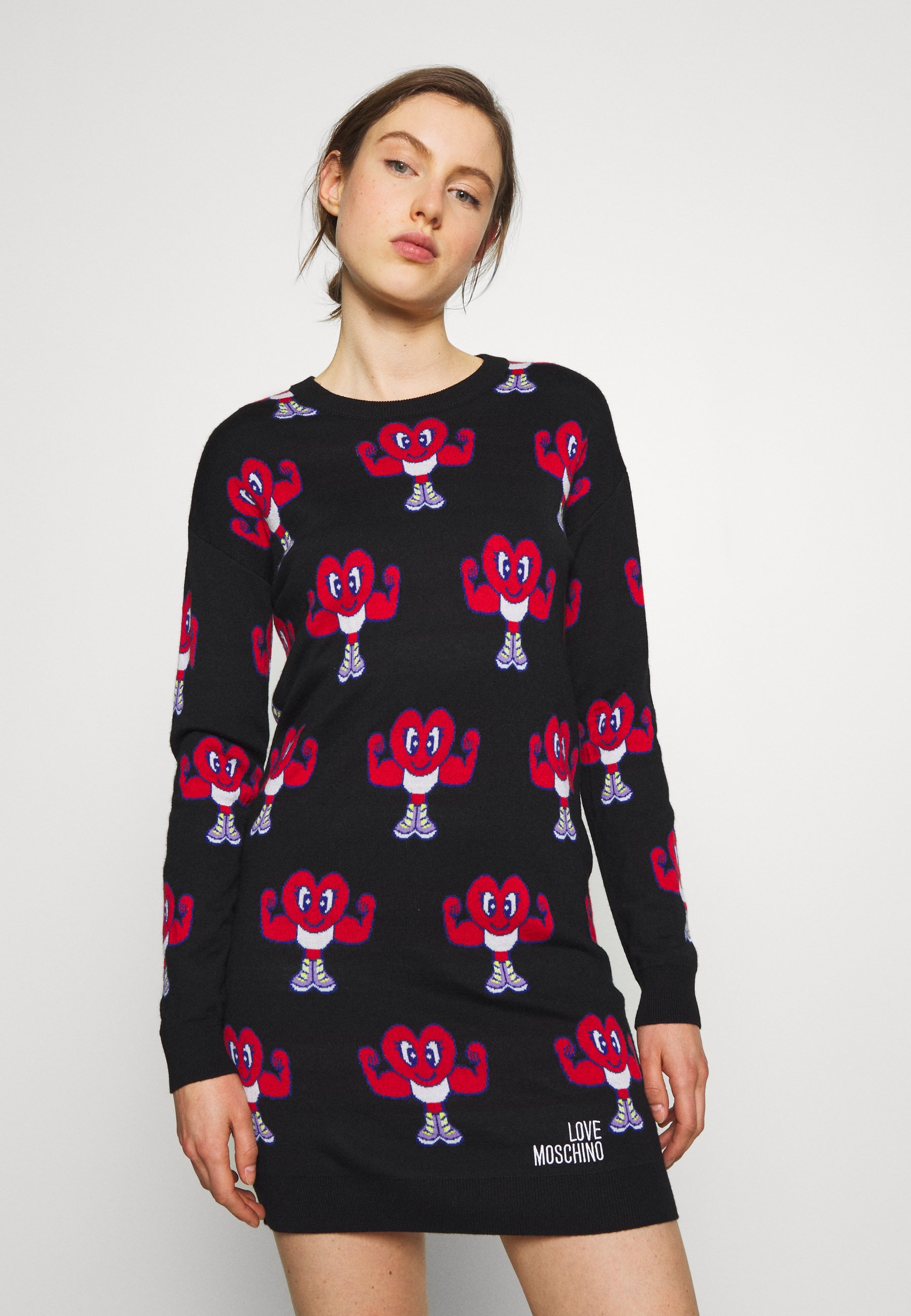 moschino jumper dress womens