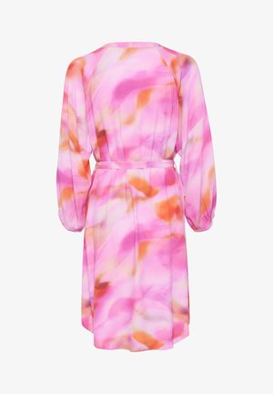 Cream, CRNANA VNECK WITH BELT - Košilové šaty - blurred pink
