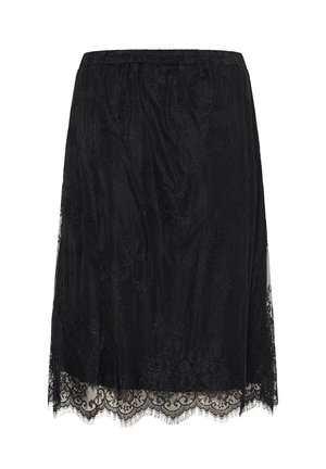 Cream, CRMIRA LACE SKIRT - sukňa v tvare A - pitch black
