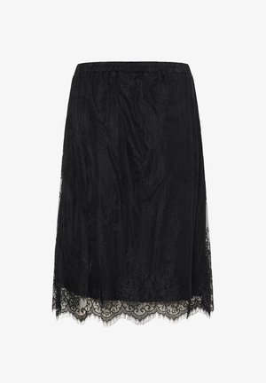 Cream, CRMIRA LACE SKIRT - A-snit nederdel - pitch black
