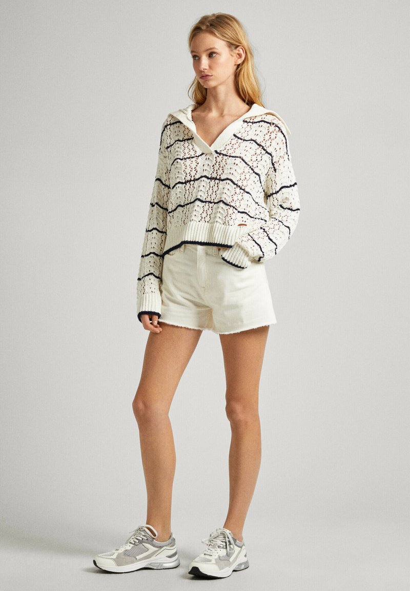 Pepe Jeans Jeansshort crème