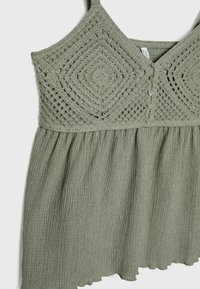 RUFFLED  - Top - khaki