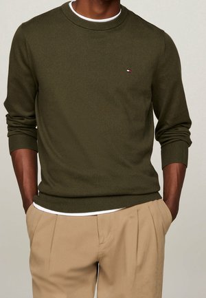 Strickpullover - olive
