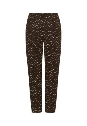 Kaffe Curve, Pantalon classique - coffee bean turtledove dot
