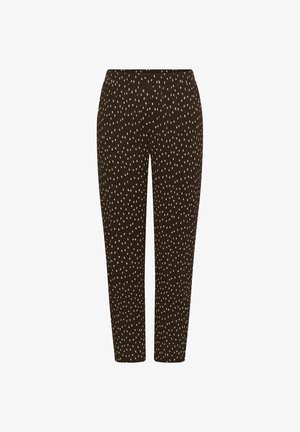Kaffe Curve, Pantalon classique - coffee bean turtledove dot