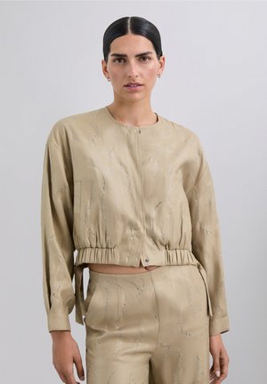 STRAS - Chaqueta fina - taupe
