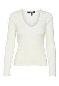 Vero Moda Neule - mottled beige