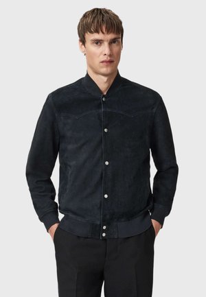 STAFFORD - Leren jas - phantom blue