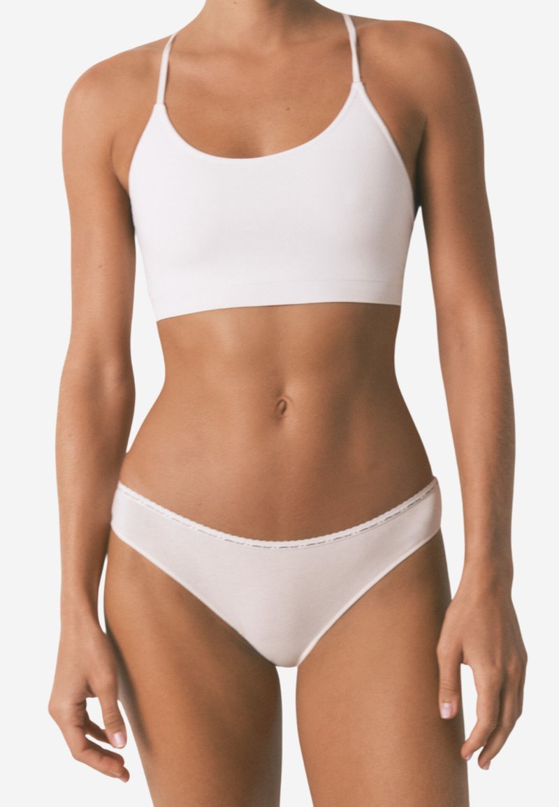 women'secret 7 PACK - Slip - white