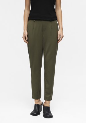 OBJLISA SLIM PANT - Pantaloni - ivy green