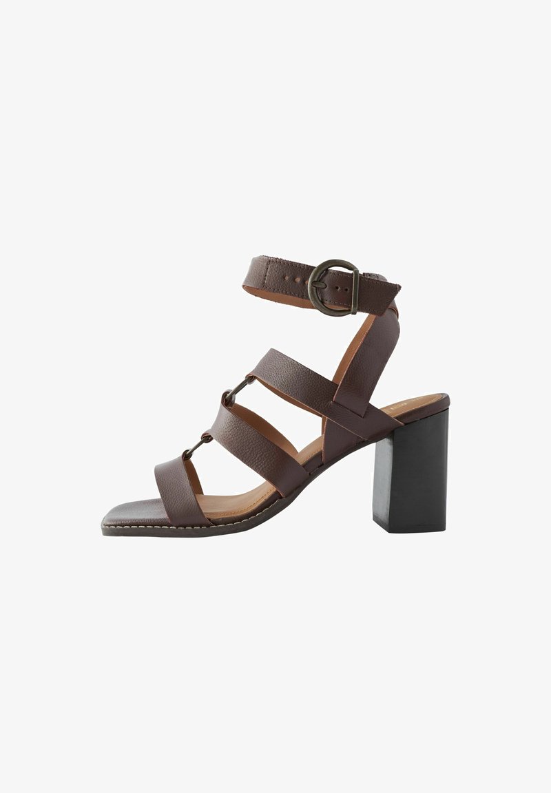 Next FOREVER COMFORT STRAPPY BLOCK - REGULAR FIT - Sandali - wine red