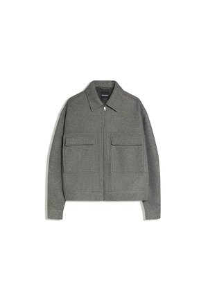 BOXY FIT WITH ZIP  - Let jakke / Sommerjakker - mottled dark grey