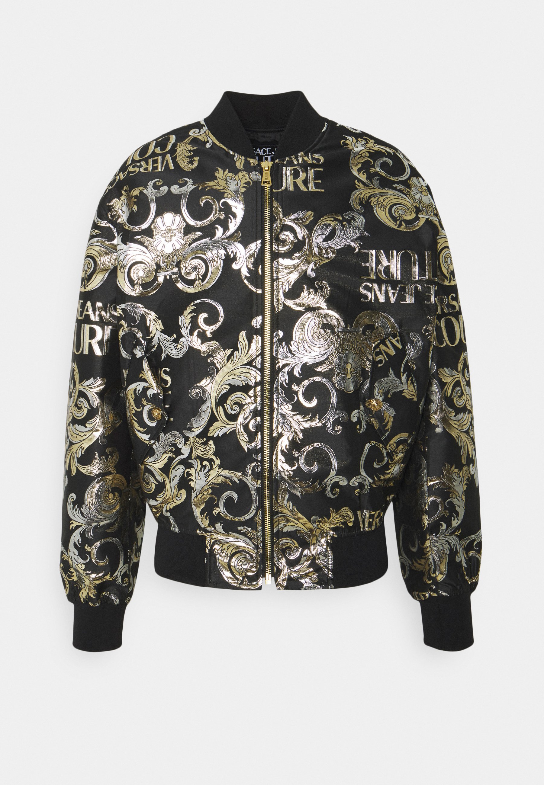 versace baroque bomber jacket