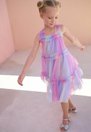 Next, REGULAR FIT - TIERED STRAPPY - Robe de soirée - rainbow pink