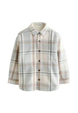 LINED - Veste mi-saison - neutral check borg lined