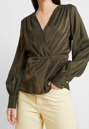 Bluse - dark green