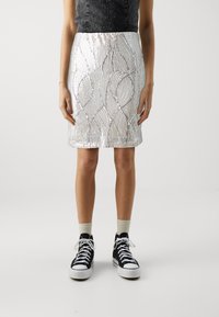 Vero Moda - VMELLEN MINI SKIRT - Bleistiftrock - birch Thumbnail-Bild 1