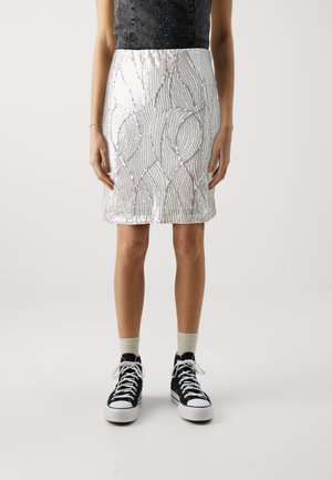 Vero Moda VMELLEN MINI SKIRT - Bleistiftrock - birch