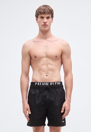 MEDIUM DRAWSTRING INTENSE POWER SWIM - Plavecké šortky  - black