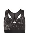 POWERREACT GLAM  - Sujetador deportivo - black silver met.