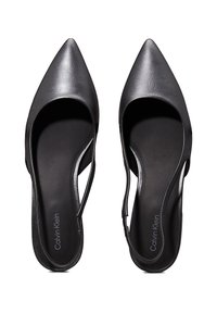 Calvin Klein FLAT - Balerini cu baretă la spate - black