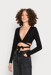 Even&Odd Camisola de manga comprida - black