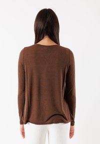 Deha Top s dlouhým rukávem - marrone
