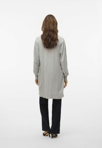 Vero Moda VMSILJE OPEN - Vest - light grey melange