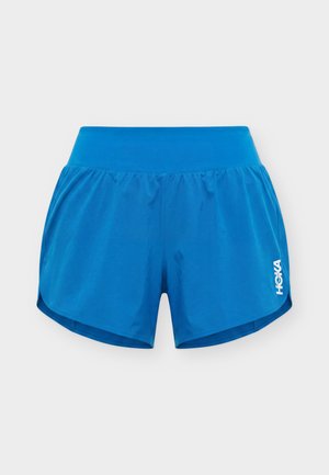 HOKA, GLIDE  - Short 2 en 1 - night glow blue
