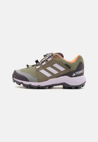 Unselected, olive strata/silver dawn/amber tint