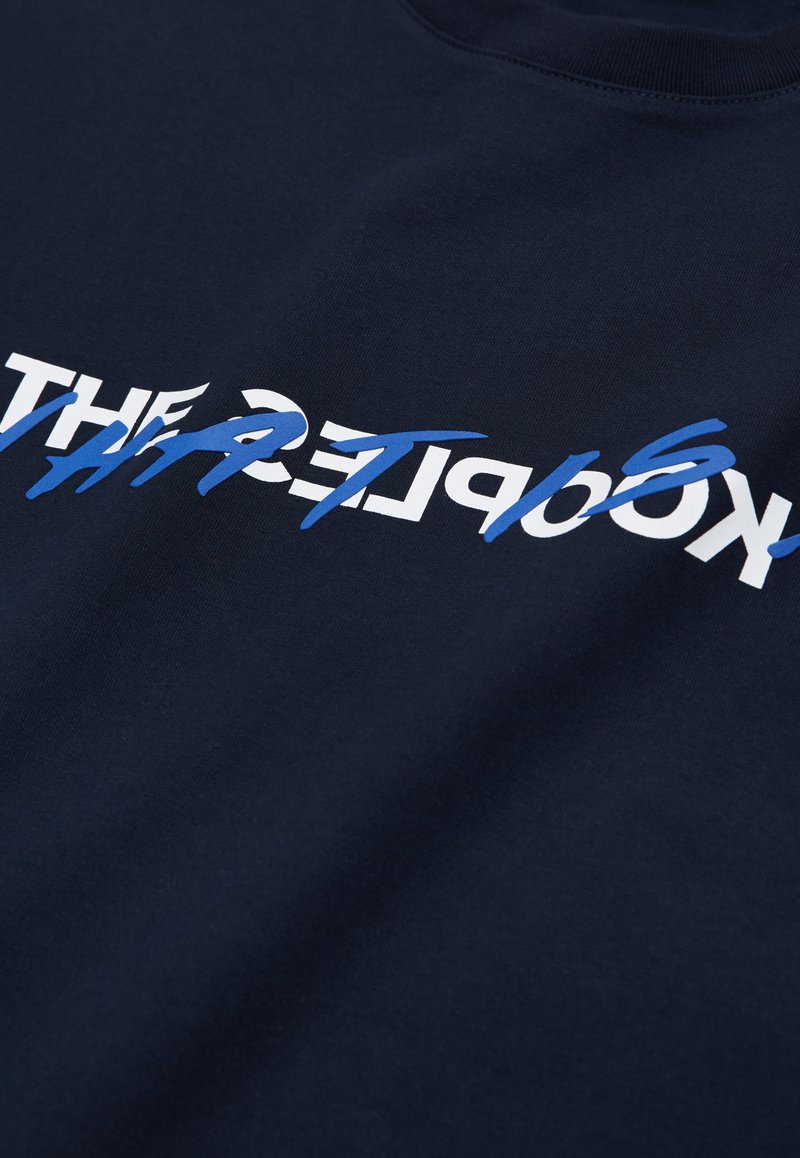 The Kooples WHAT IS EN TEE MANCHES COURTES Print T-shirt navy